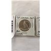 Image 2 : 3  1967 CANADIAN CENTENNIAL .800 SILVER COINS - 50 CENT, 25 CENT, AND 10 CENT