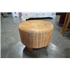 Image 1 : ROUND RATTAN FOOTSTOOL