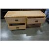 Image 2 : WICKER 4 DRAWER DRESSER