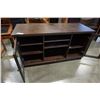 Image 2 : PINE GLASS DOOR ENTERTAINMENT STAND