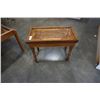 Image 1 : INLAID WOOD ENDTABLE