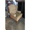 Image 1 : GREEN WINGBACK CHAIR
