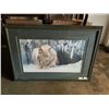 Image 1 : ROBERT BATEMAN DOZING LYNX PRINT
