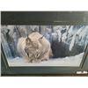 Image 2 : ROBERT BATEMAN DOZING LYNX PRINT