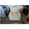 Image 2 : BEIGE PILLOWBACK ARMCHAIR