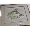 Image 2 : KILLER WHALE WITH CALF LEP ENGRAVED FIRST NATIONS ART BY DON YEOMANS