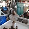Image 3 : Burl clock and oil lamp