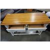 Image 2 : PAINTED WHITE BASE SOFA TABLE
