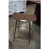 Image 2 : PAIR OF WICKER SEAT STOOLS