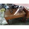 Image 2 : 2 MAPLE ENDTABLES AND METAL BASE WOOD ENDTABLE