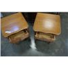 Image 2 : PAIR OF BARONET FRENCH PROVINCIAL 1 DRAWER NIGHTSTANDS