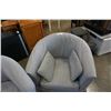 Image 2 : 2 GREY BUCKET CHAIRS