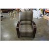 Image 1 : RECLINING UPHOLSTERED CHAIR