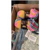 Image 2 : 3 PAIRS OF DAISY DUKE STYLE SHORTS, 20 NEW PAIRS OF SOCKS AND CLASSIC XL JACKET