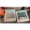 Image 2 : 4 PLASTIC ORGANIZERS, BOX OF BIRD FEEDERS AND ESTATE GOODS