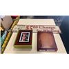 Image 1 : METAL SIGN - 5 DOLLAR CHARGE FOR WHINING, PHOTO ALBUM AND WOOD BOX