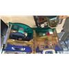 Image 3 : Hot wheels car case, with fisher price house, bat cave and figures