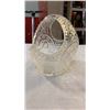 Image 2 : CUT PRESSED CRYSTAL BASKET AND CRYSTAL ASH TRAY