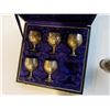 Image 2 : SET OF 6 METAL GOBLETS IN CASE