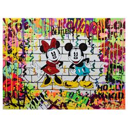 Nastya Rovenskaya- Mixed Media "Mickey & Minnie"