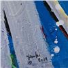 Image 2 : Jenik Cook, Original Acrylic Painting on Gallery Wrapped Canvas (46" x 32"), Hand Singed with Letter