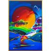 Image 2 : Peter Max- Original Mixed Media "Without Borders"