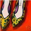 Image 2 : Yasna Godovanic, Original Acrylic Painting on Board, Hand Signed with Letter of Authenticity.