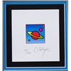 Image 2 : Peter Max- Original Lithograph "Cosmic Saturn II (Mini)"