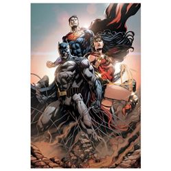 DC Comics,  Trinity #1  Numbered Limited Edition Giclee on Canvas by Jason Fabok with COA.