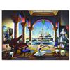 Image 1 : Ferjo, "Dance of the Seasons" Original Painting on Canvas, Hand Signed with Letter of Authenticity.