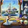Image 2 : Ferjo, "Dance of the Seasons" Original Painting on Canvas, Hand Signed with Letter of Authenticity.