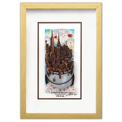 Charles Fazzino- 3D Construction Silkscreen Serigraph "A MELTING POT OF CHOCOLATE…NYC"