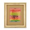 Image 1 : Neal Doty (1941-2016), Framed Original Mixed Media Linocut, Hand Signed with Certificate of Authenti