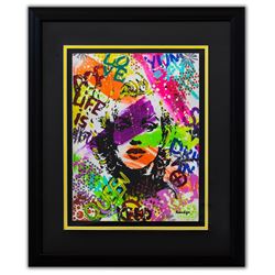 Nastya Rovenskaya- Original Mixed Media on Paper "Model"