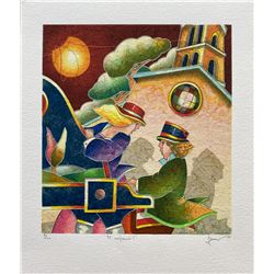 Francesco Nesi- Original Serigraph on Paper "MI SORPRENDI"