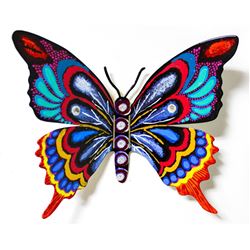 Patricia Govezensky- Original Painting on Cutout Steel "Butterfly CCLXVII"