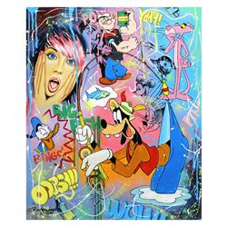 Nastya Rovenskaya- Original Oil on Canvas "Fishing"