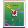 Image 2 : Peter Max- Original Mixed Media "Heart Series 2008 Ver. I #355"