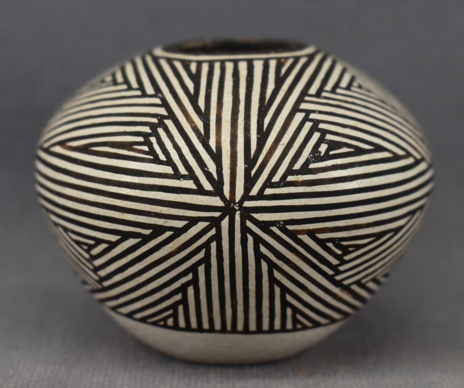 NATIVE AMERICAN POTTERY BOWL BY MARIE Z CHINO