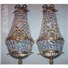 Image 1 : Pair of French Bronze and crystal sconces #1444132