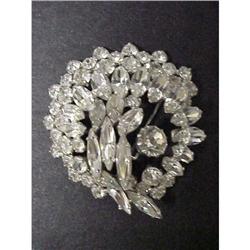 SHERMAN RHINESTONE BROOCH PIN #1444295