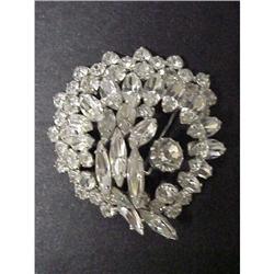 SHERMAN RHINESTONE BROOCH PIN #1444295