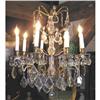 Image 1 : French 8-Light Crystal Electrified Chandelier #1444506