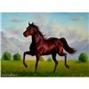 Image 1 : SUPERB OIL PAINTING PORTRAET OF HORSE #1444595