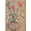 Image 1 : Thistle, Rose an a Day Lily litho by Edna Hibel#1444643