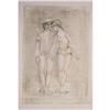 Image 1 : Two Ballet Dancers lithograph by Edna Hibel #1444647