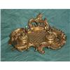 Image 1 : Gilt Bronze Roccoco Inkwell #1444938