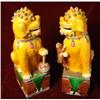 Image 1 : C.1920 CHINESE EXPORT PAIR OF FOO DOGS #1465535