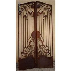 Wrought Iron Double Entry Gates #1465703