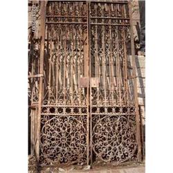 Wrought Iron Double Entry Gates #1465707